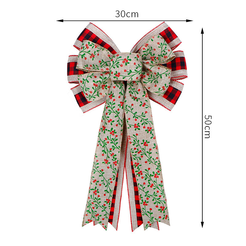 XL Size Christmas Ribbon Bow