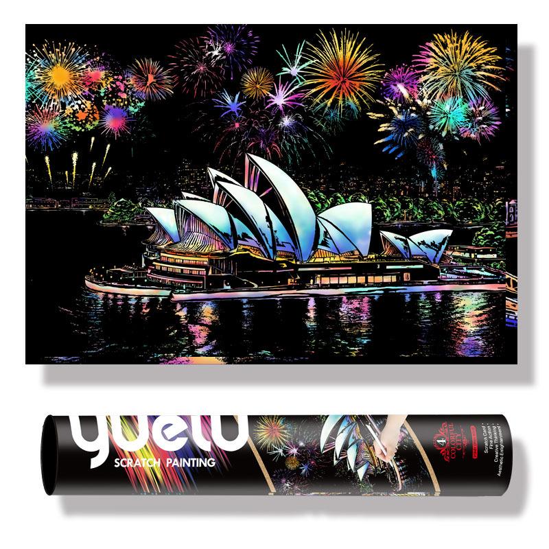 Magic Scratch Art - Sydney [XL size]-DIY Diamond Painting