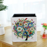 Folding Storage Box - Colorful Tree-DIY Diamond Painting