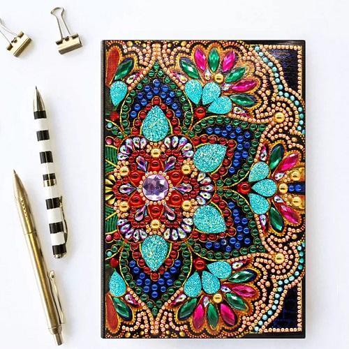 Flourish Flower Diamond Painting Notebook