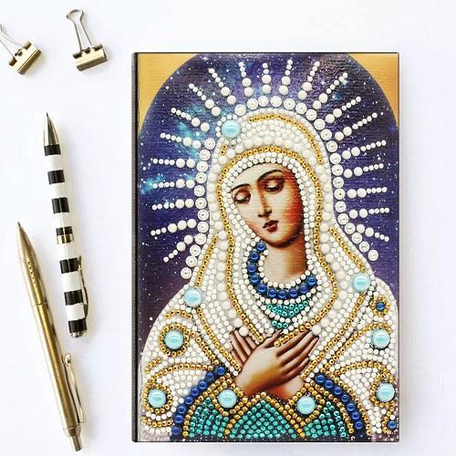 Blessed Virgin Mary Diamond Painting Notebook