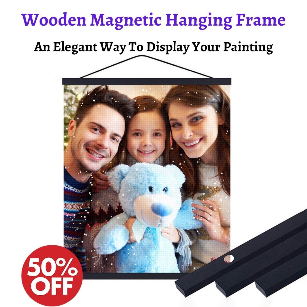 Wooden Magnetic Hanging Frame