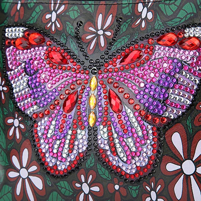 Pavon Butterfly DIY Diamond Painting Handbag
