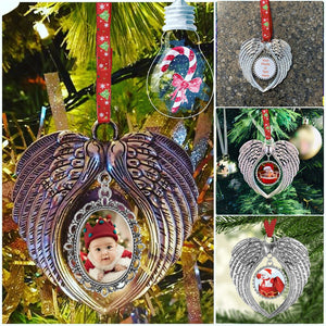 Christmas Tree Bundle: Custom Diamond Photo +Angel Wings + Christmas Bow-DIY Diamond Painting