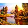 Sunset by the River-DIY Diamond Painting